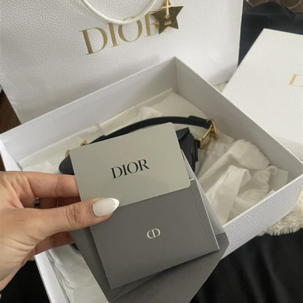 Christian Dior Saddle Bag with strap - Picture 3 of 4